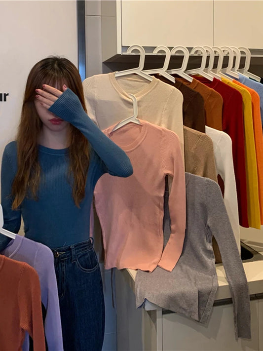 Langärmeliger Pullover